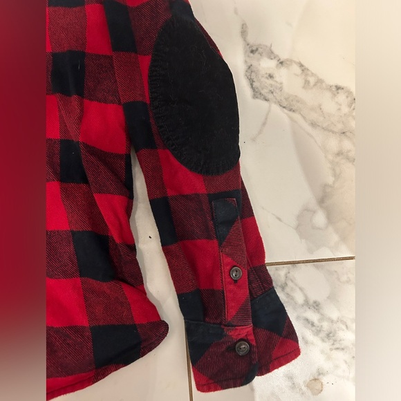 Women’s Roots Flannel Button Down Shirt Sz XS EUC - Picture 4 of 9